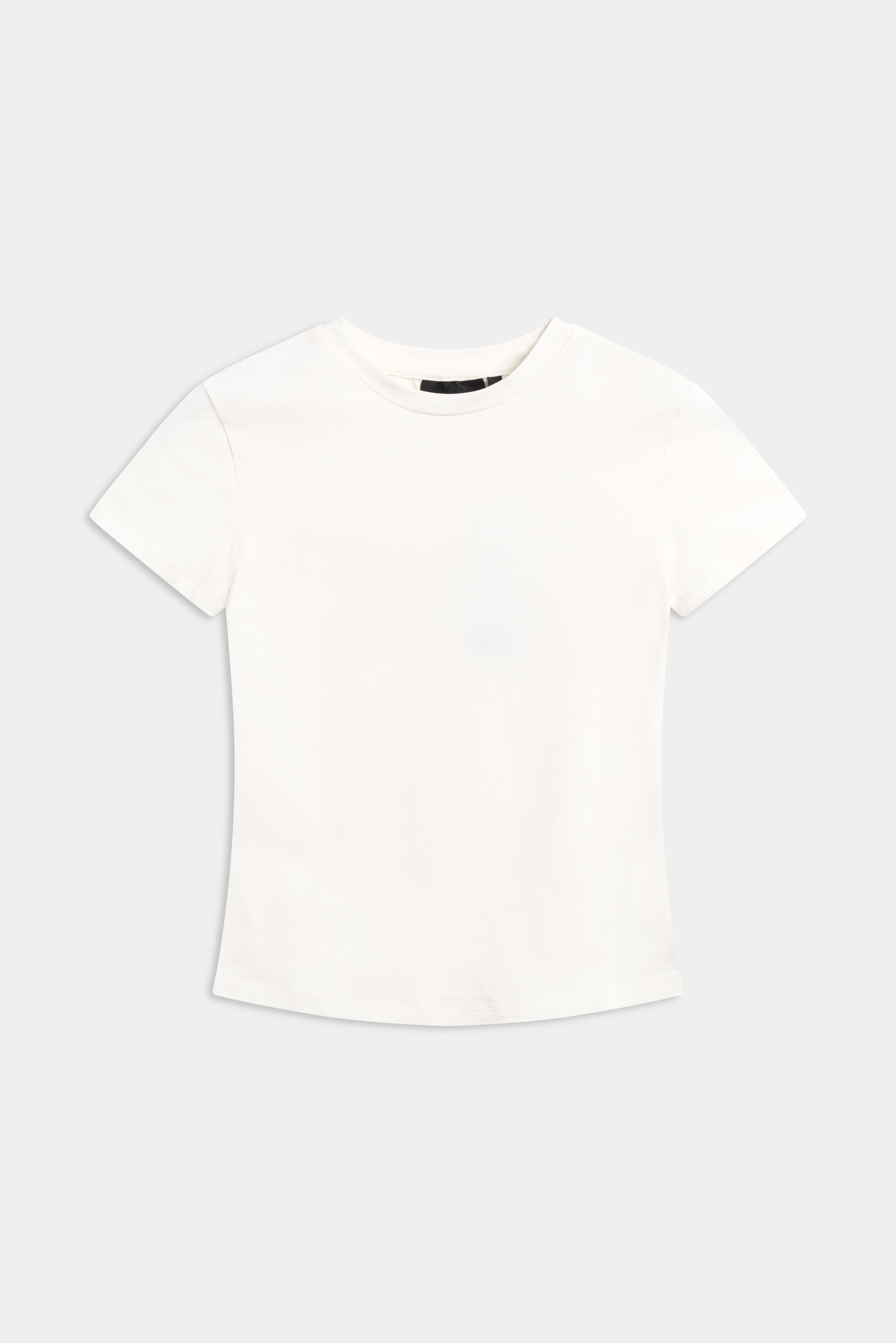 W. Baby Tee - White